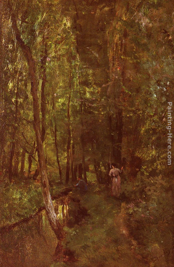 Le Ru De Valmondois painting - Charles-Francois Daubigny Le Ru De Valmondois art painting